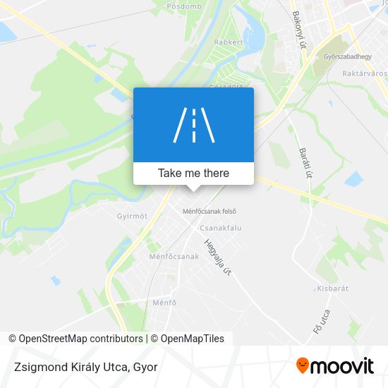 Zsigmond Király Utca map