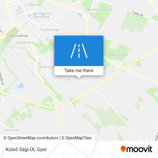 Külső Sági Út map