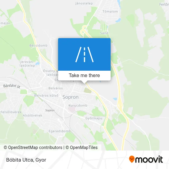 Bóbita Utca map