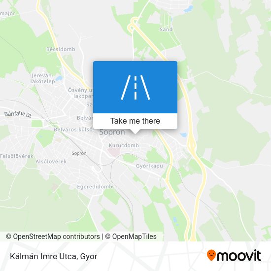 Kálmán Imre Utca map