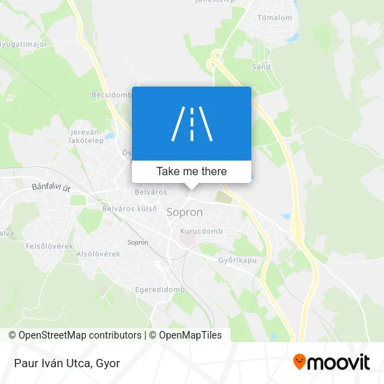 Paur Iván Utca map