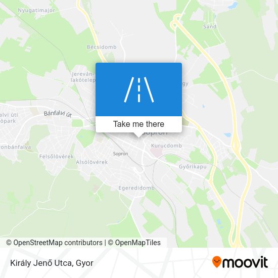 Király Jenő Utca map