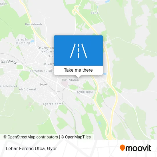 Lehár Ferenc Utca map