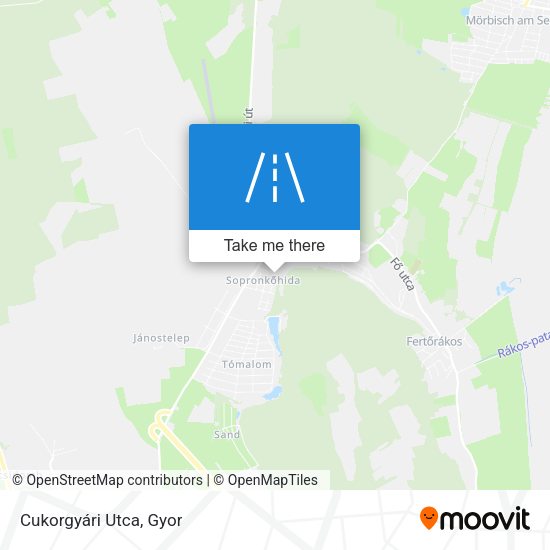 Cukorgyári Utca map