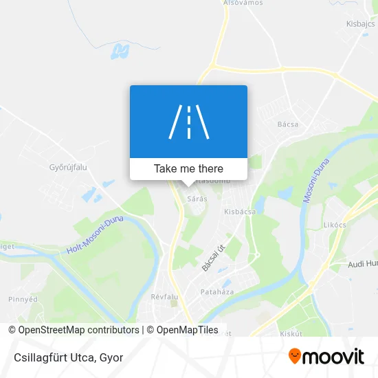 Csillagfürt Utca map