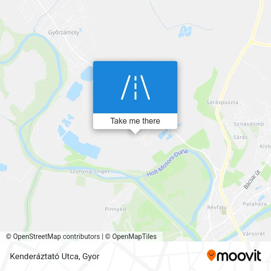 Kenderáztató Utca map