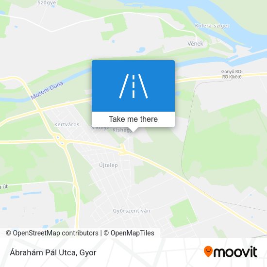 Ábrahám Pál Utca map