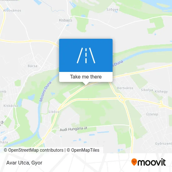 Avar Utca map