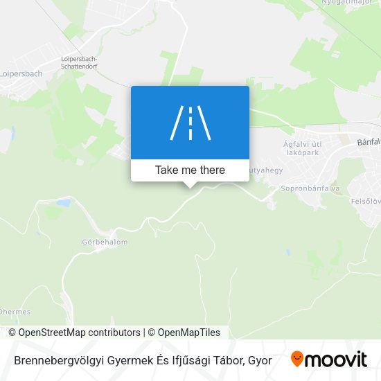 Brennebergvölgyi Gyermek És Ifjűsági Tábor map