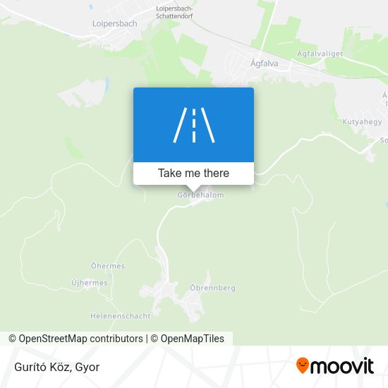 Gurító Köz map