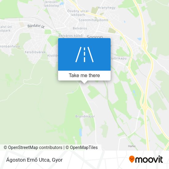 Ágoston Ernő Utca map