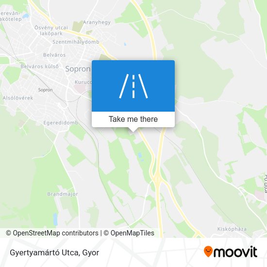 Gyertyamártó Utca map
