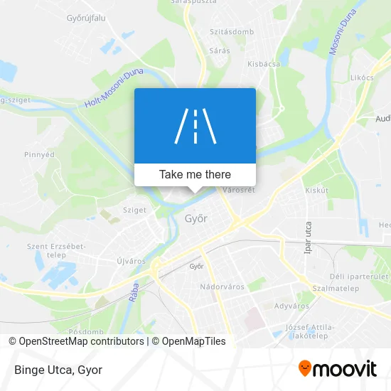 Binge Utca map