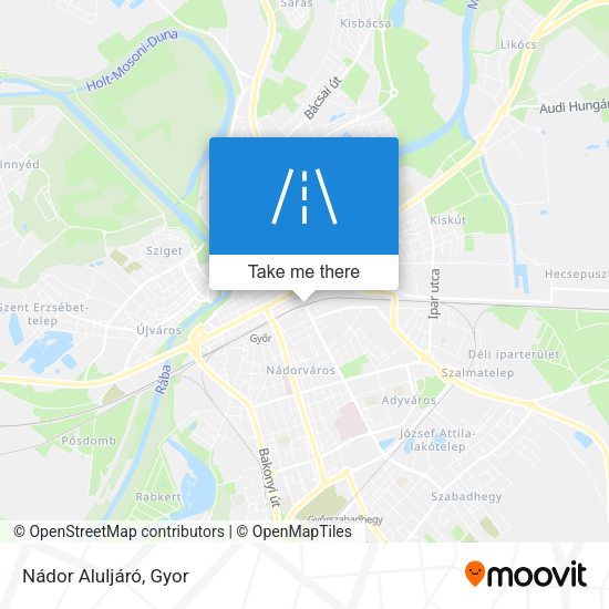 Nádor Aluljáró map