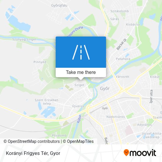 Korányi Frigyes Tér map