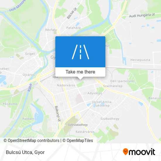 Bulcsú Utca map