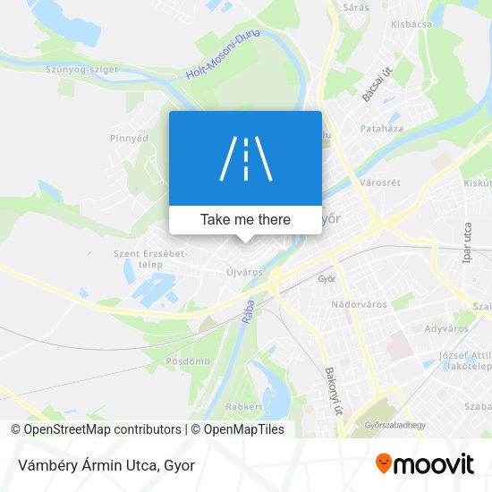 Vámbéry Ármin Utca map