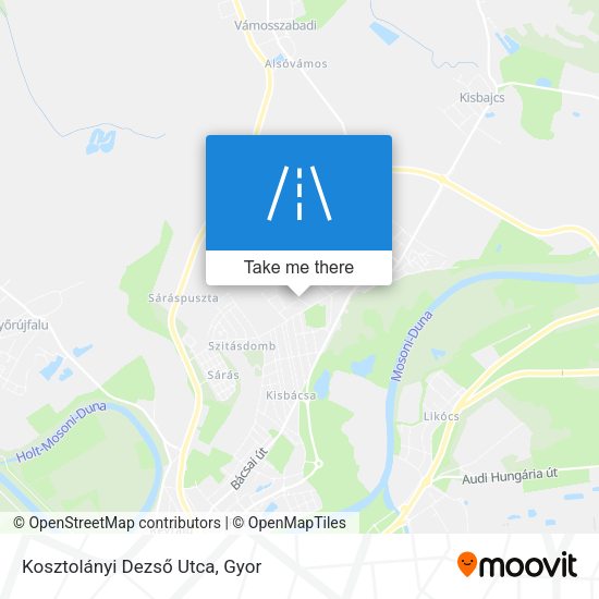 Kosztolányi Dezső Utca map