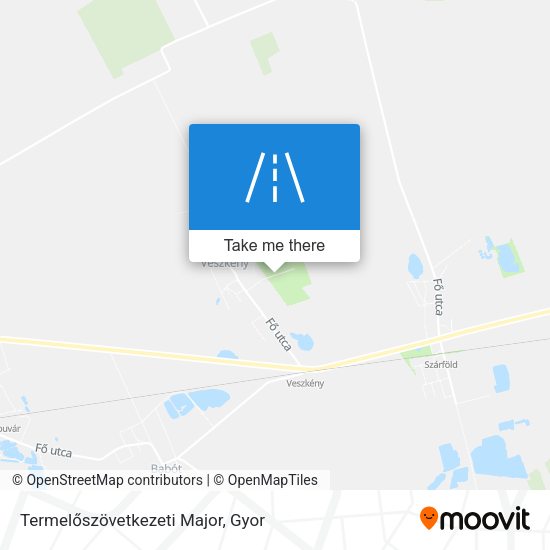 Termelőszövetkezeti Major map