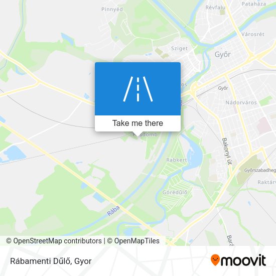 Rábamenti Dűlő map