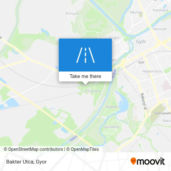 Bakter Utca map
