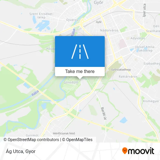 Ág Utca map