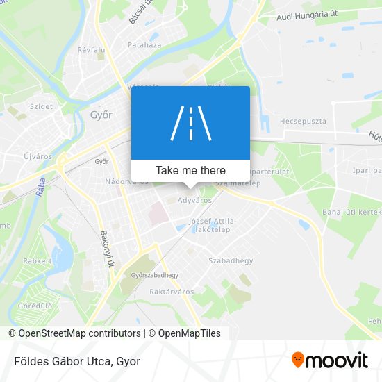 Földes Gábor Utca map