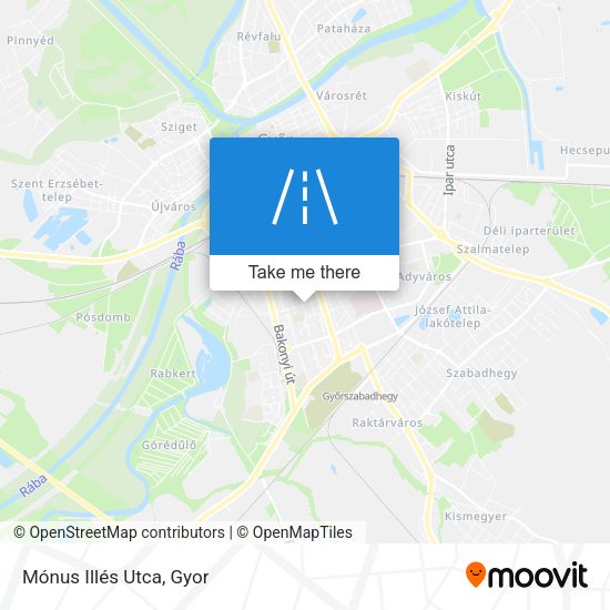 Mónus Illés Utca map