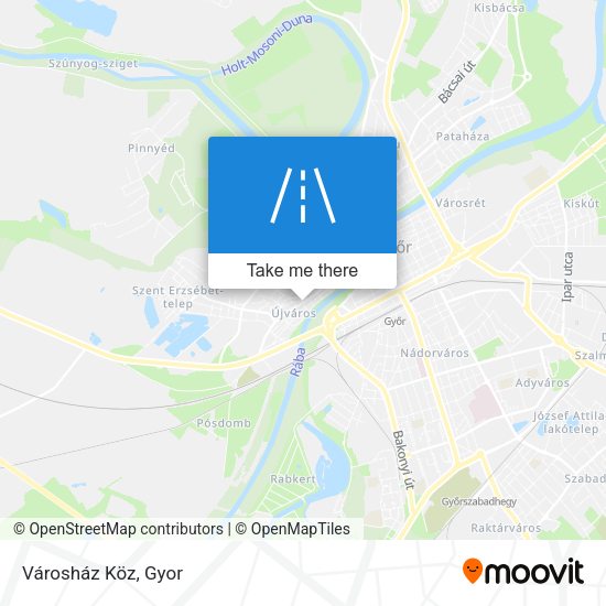 Városház Köz map