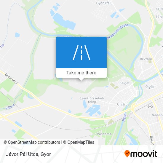 Jávor Pál Utca map