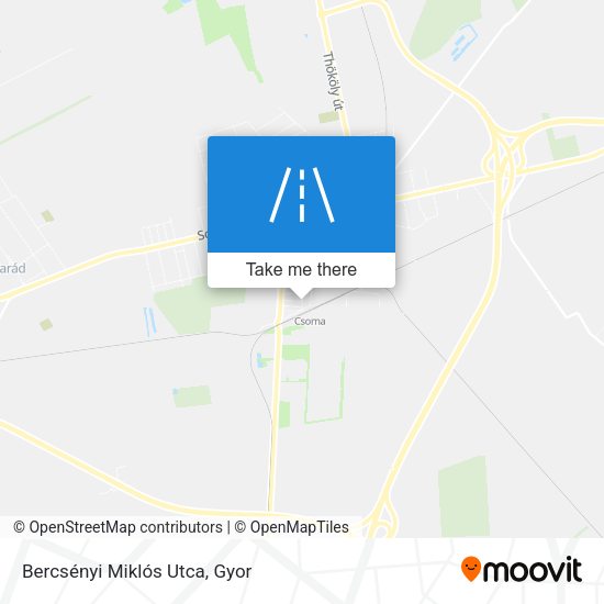 Bercsényi Miklós Utca map