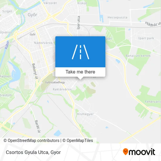 Csortos Gyula Utca map