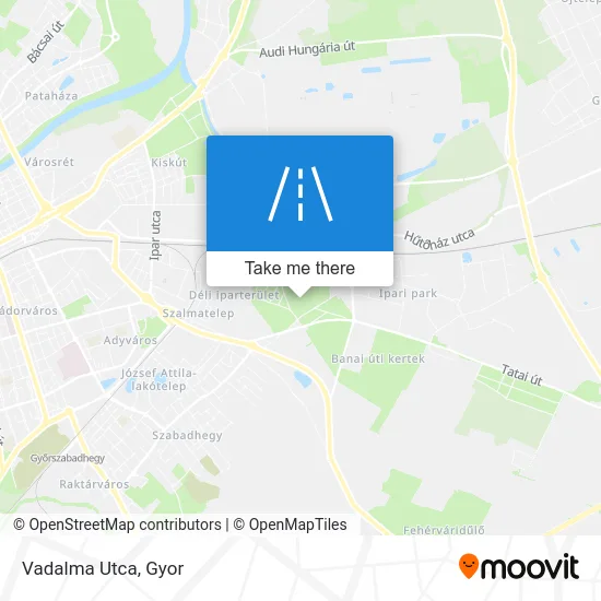 Vadalma Utca map