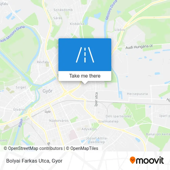 Bolyai Farkas Utca map