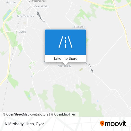 Kilátóhegyi Utca map