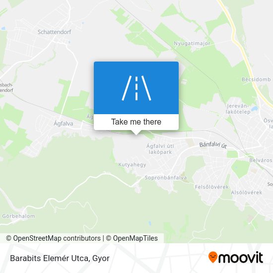 Barabits Elemér Utca map