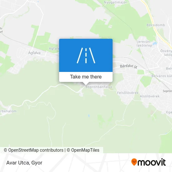 Avar Utca map