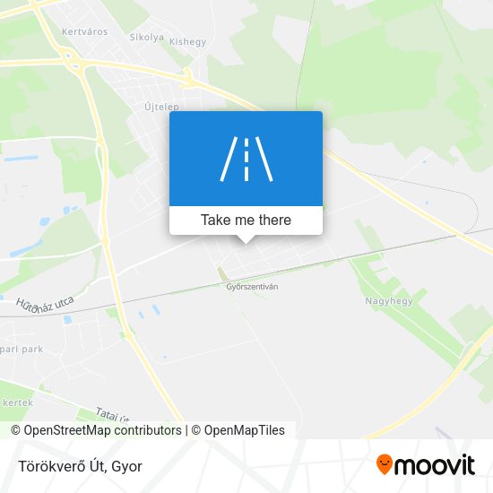 Törökverő Út map