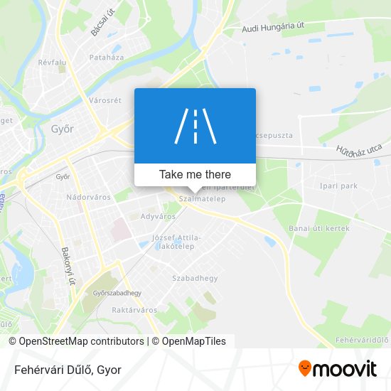 Fehérvári Dűlő map
