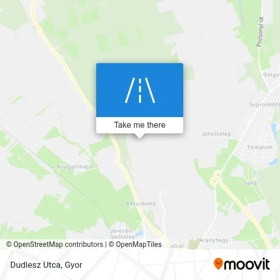 Dudlesz Utca map
