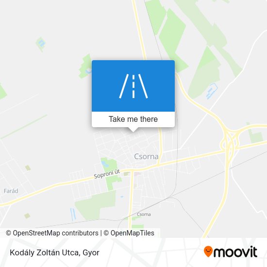 Kodály Zoltán Utca map