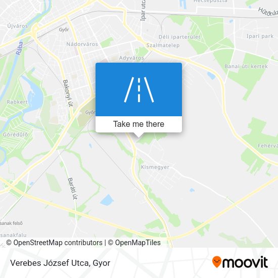 Verebes József Utca map