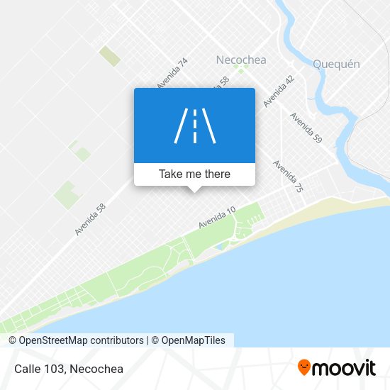 Mapa de Calle 103