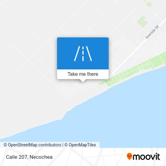 Mapa de Calle 207