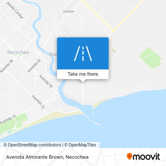 Avenida Almirante Brown map