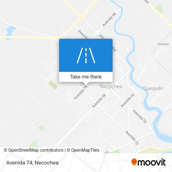 Mapa de Avenida 74