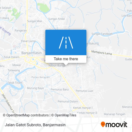 Jalan Gatot Subroto map