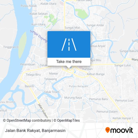 Jalan Bank Rakyat map