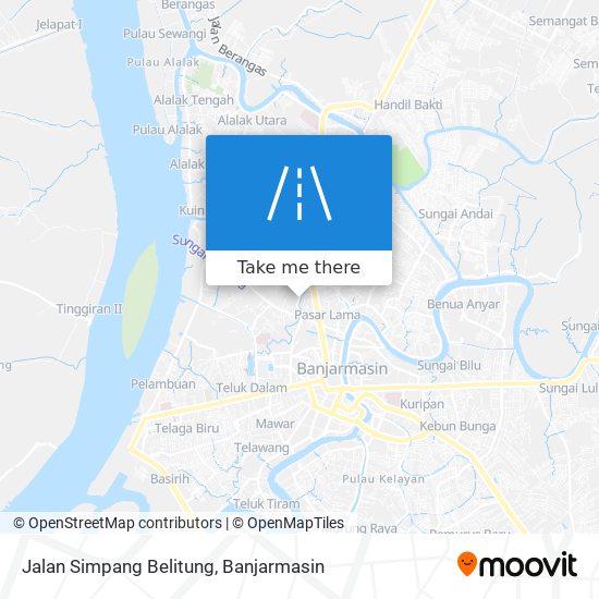 Jalan Simpang Belitung map