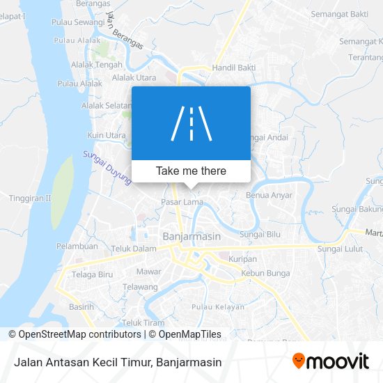 Jalan Antasan Kecil Timur map